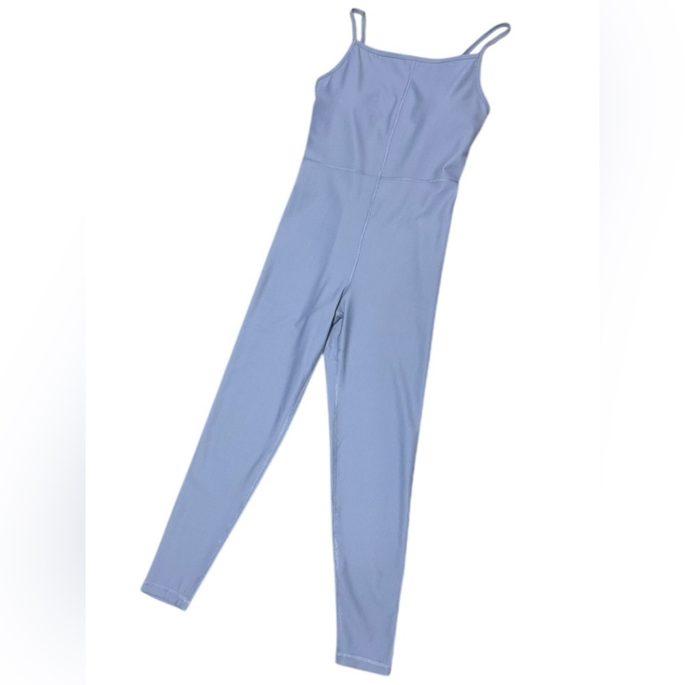 NWT Old Navy PowerSoft Ribbed 7/8 Cami Bodysuit Ribbed Storm Cloud Size small - Picture 12 of 16